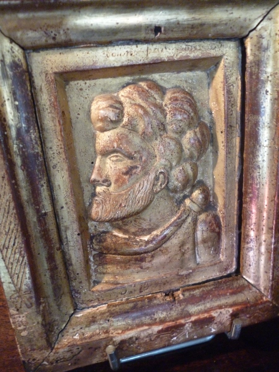 ODIN  père  de  THOR  Rare panneaux sculptés  du  XVI e  siècle -photo-1