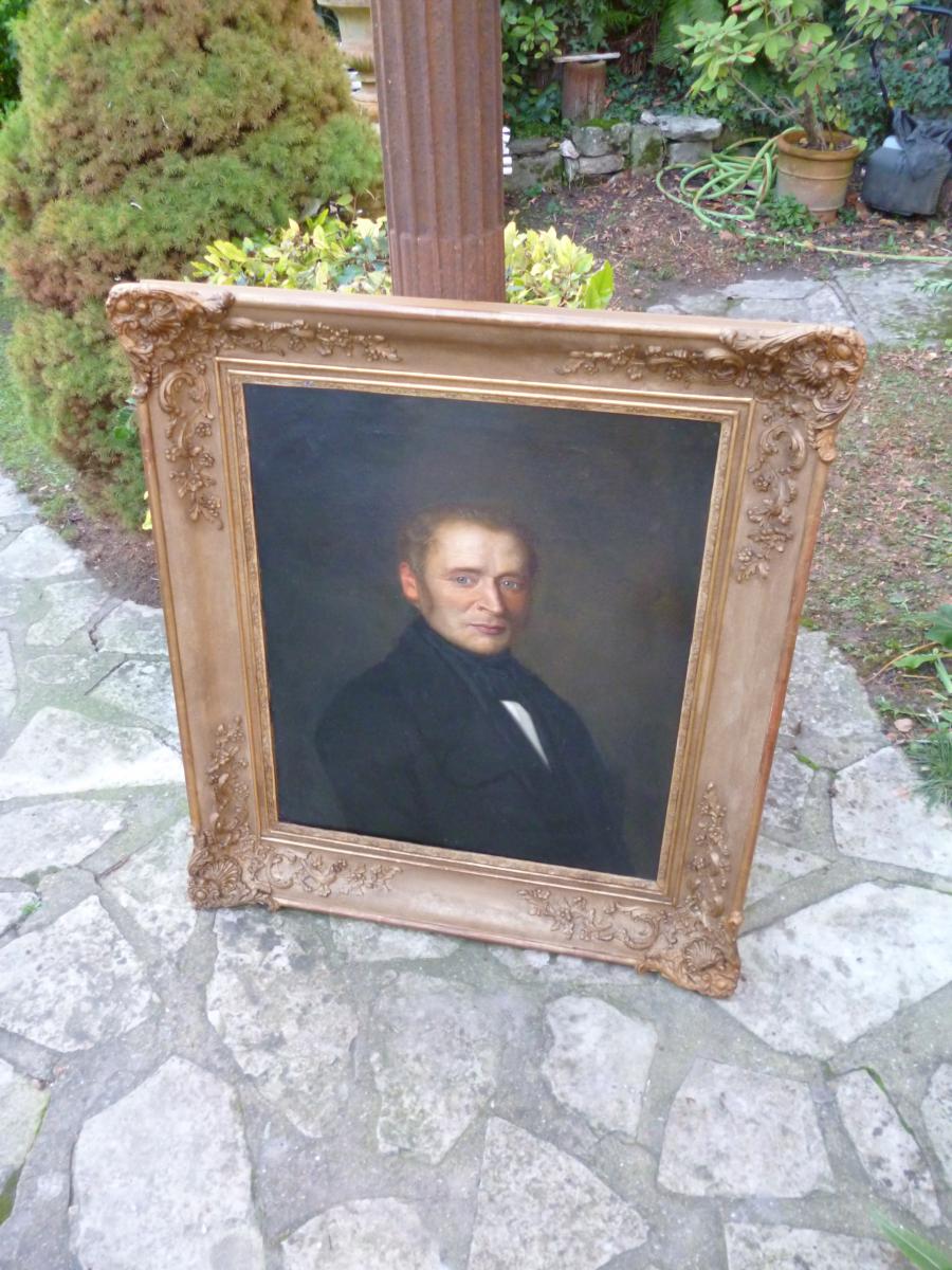 Grand Vintage Portrait Louis Philippe-photo-3