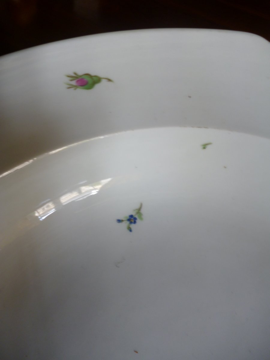 Très Grand Plat Porcelaine XVIII E -photo-8