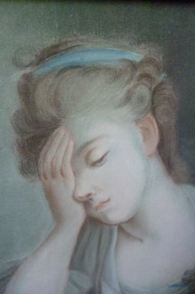 Pastel  époque  Louis  XVI-photo-7