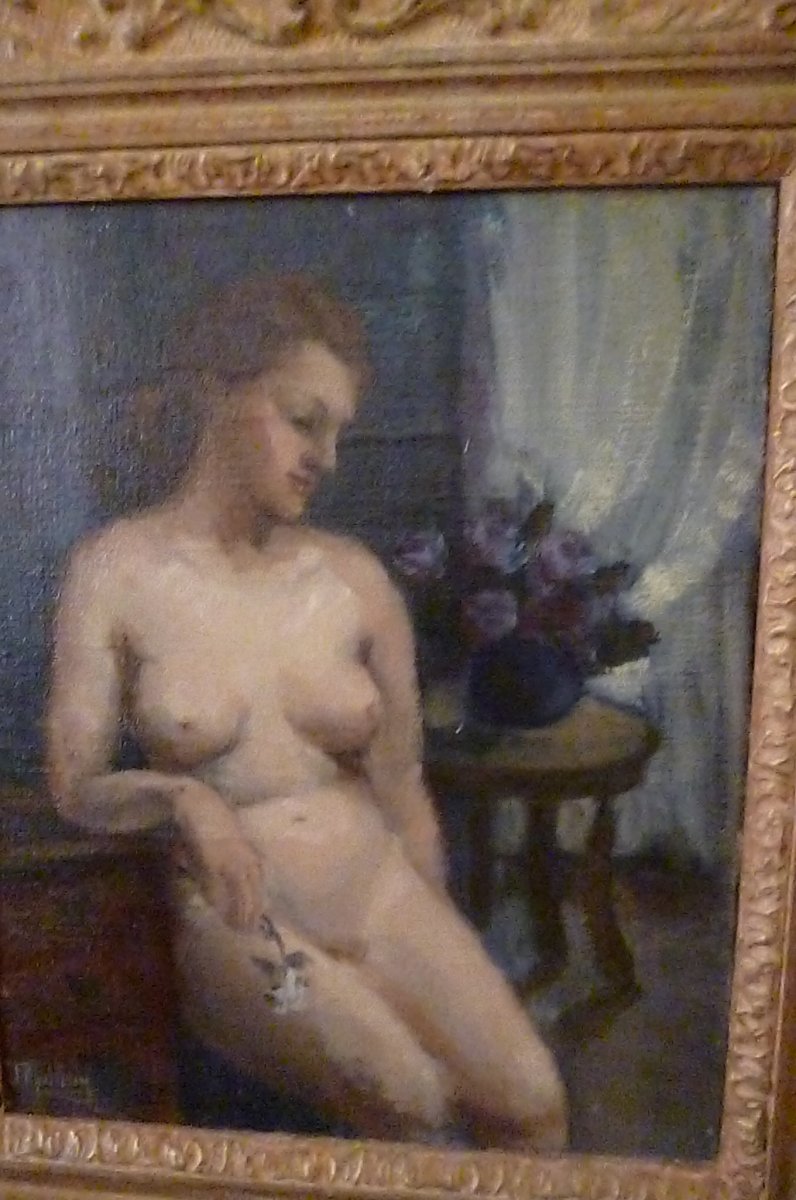 H. S; T; Year 30 Naked Woman In An Interior-photo-2