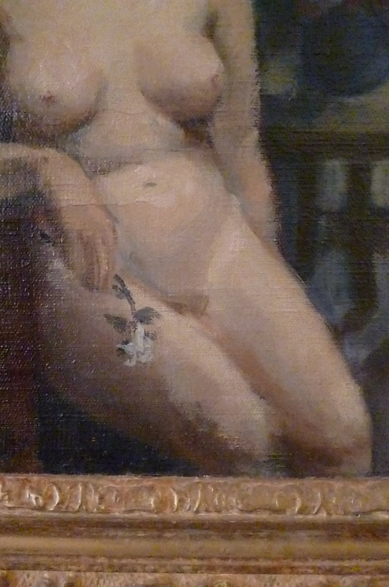 H. S; T; Year 30 Naked Woman In An Interior-photo-4