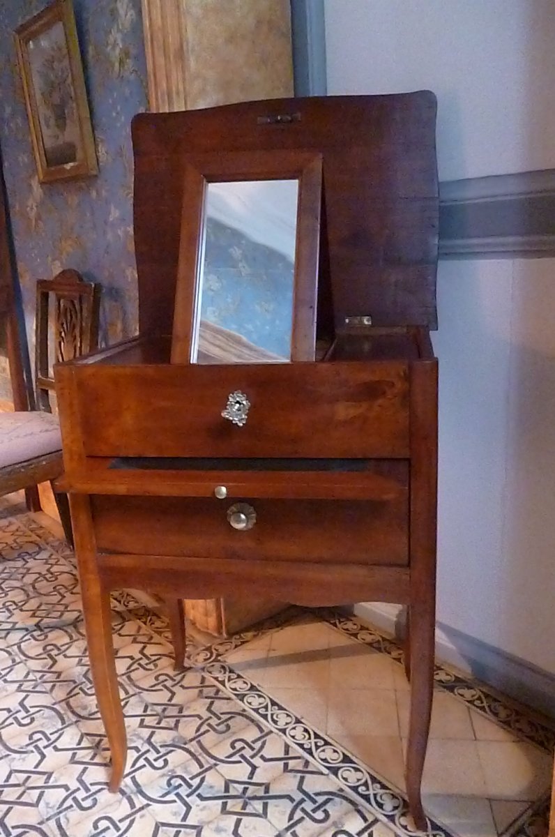 Dressing Table End XVIII E Early XIX E-photo-8