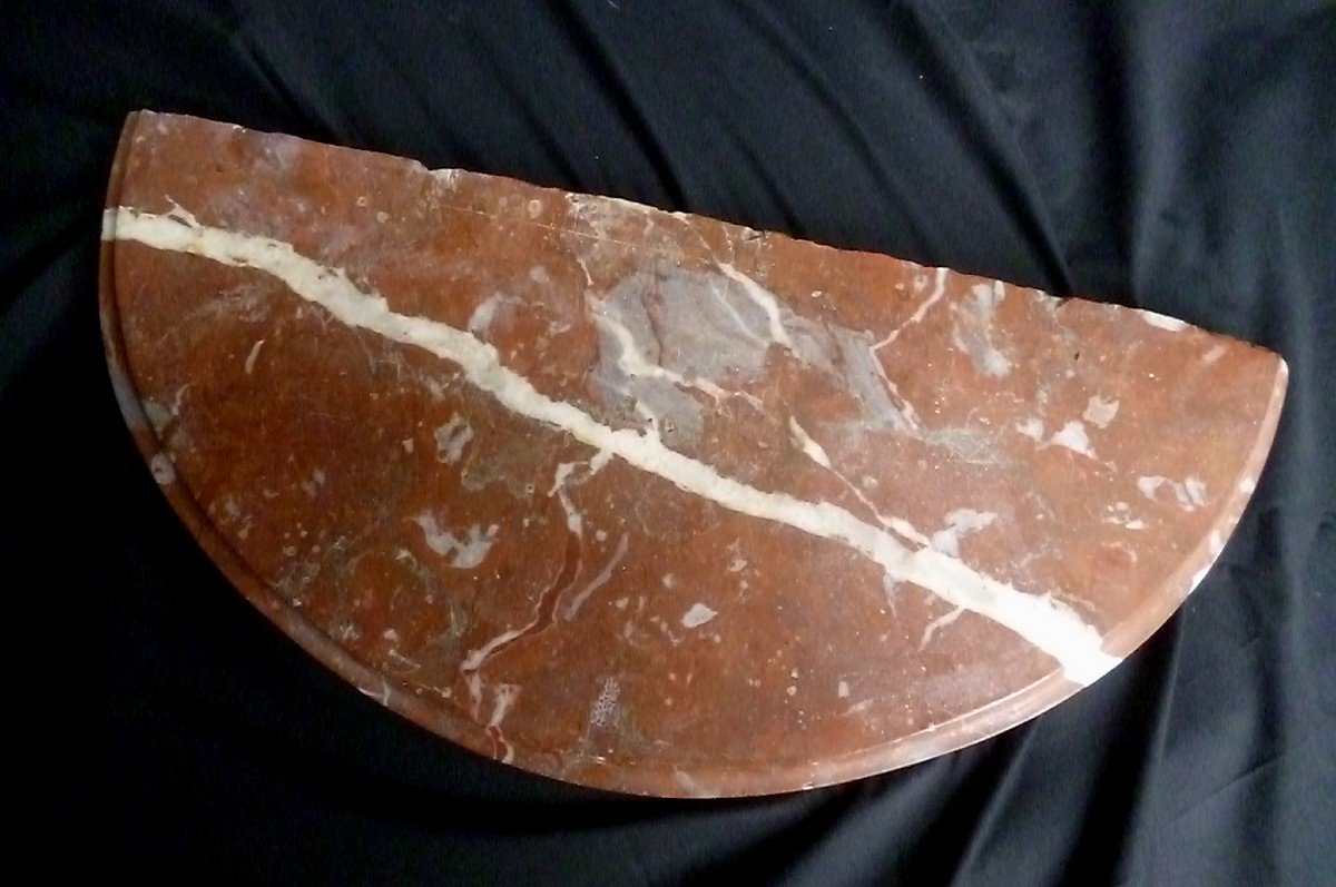 Bronze And Marble Wall Console XVIII E-photo-1