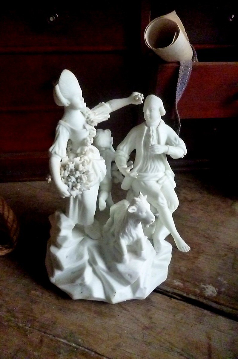 Biscuit Tournant Epoque XVIII E