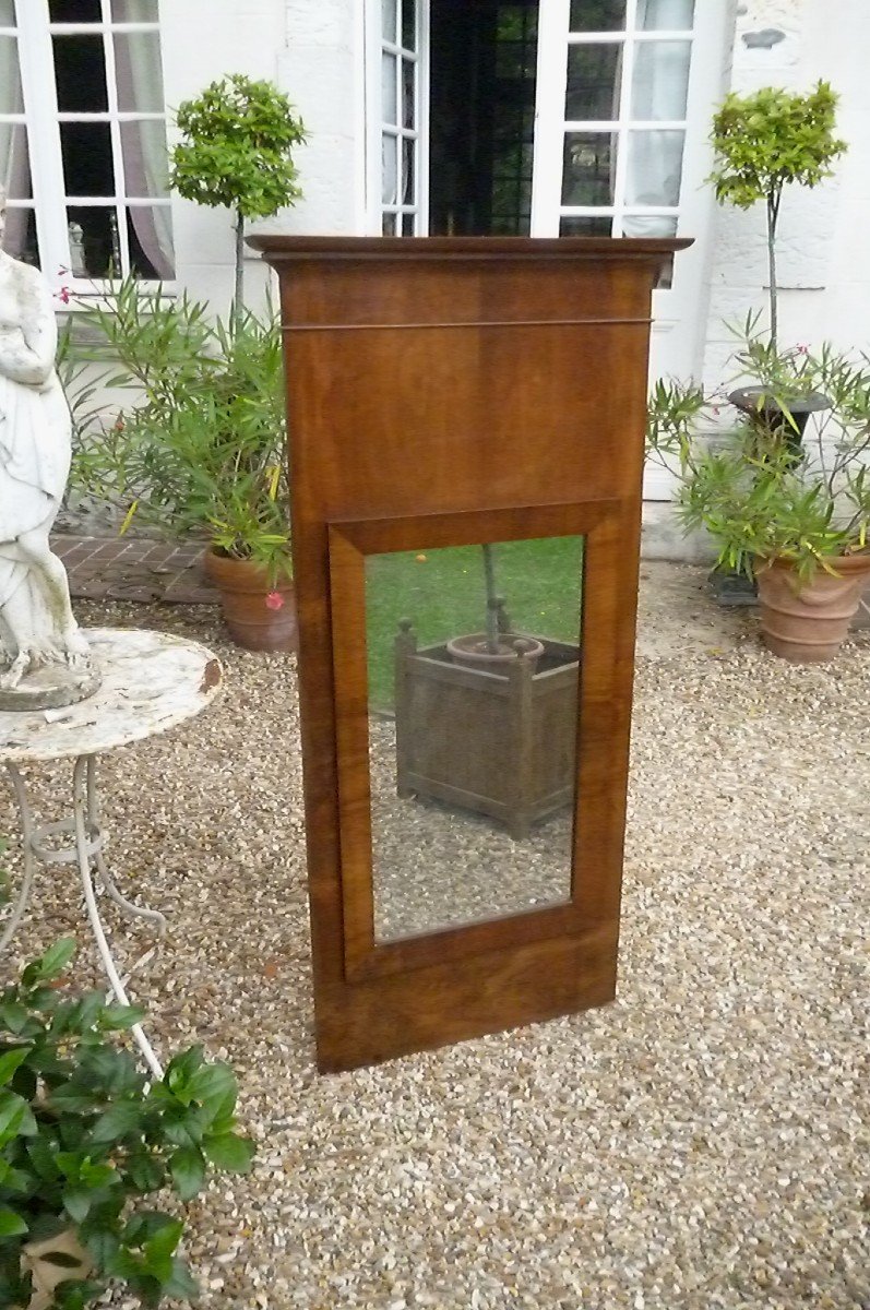 Antique Empire Mahogany Trumeau-photo-6
