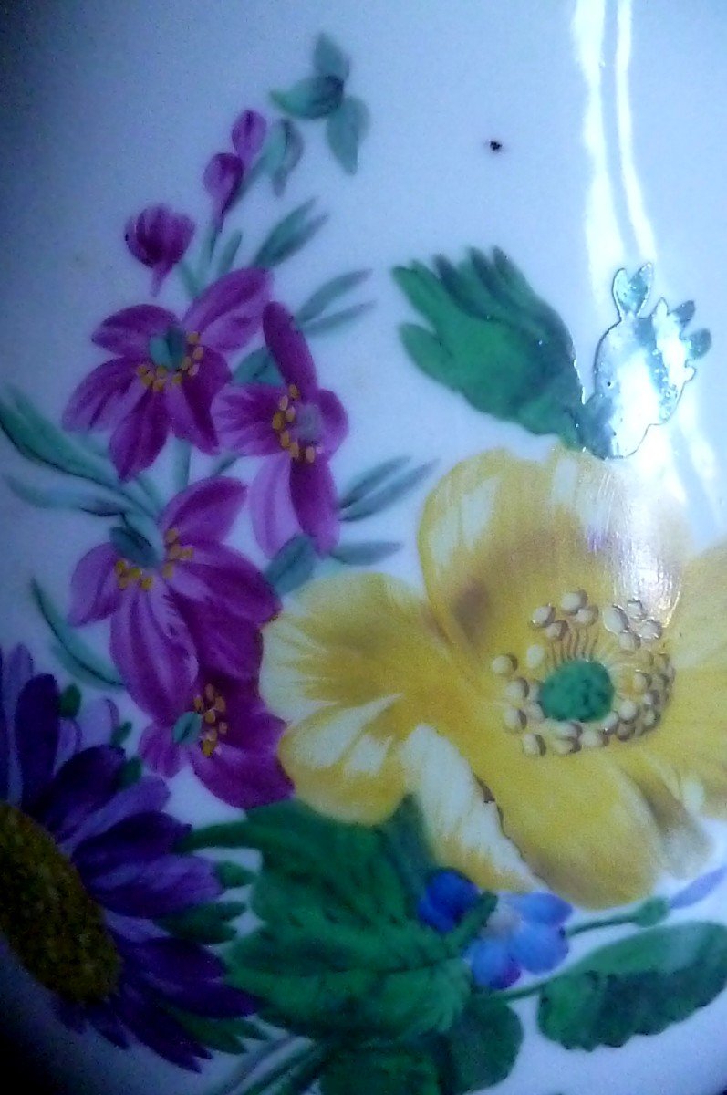 Large Porcelain Vase From Vienna Eighteenth Time-photo-1