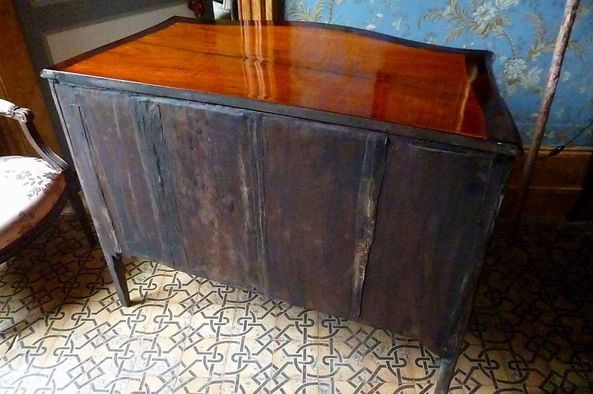 Italian Curved Commode XVIII E-photo-6