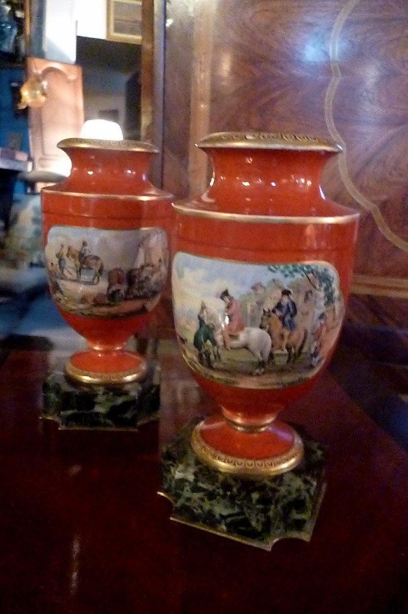 Pair Of Choisy Le Ro I Vases? 19th Century-photo-8