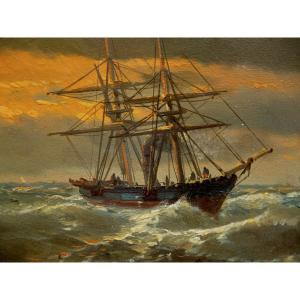 Marine  époque  XIX e 