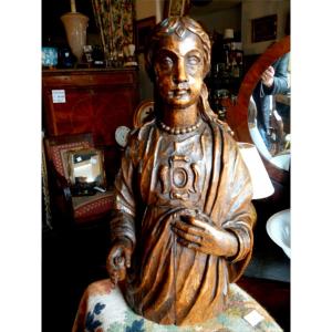  Statue  Religieuse   Fin  du XVII e Siècle