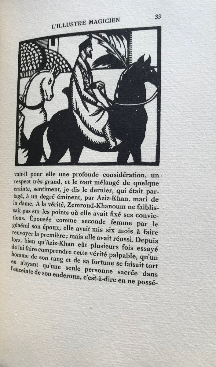 COMTE DE GOBINEAU "L'Illustre Magicien". Ed.RENE KIEFFER, 1920. Illustré par PICART LE DOUX-photo-5