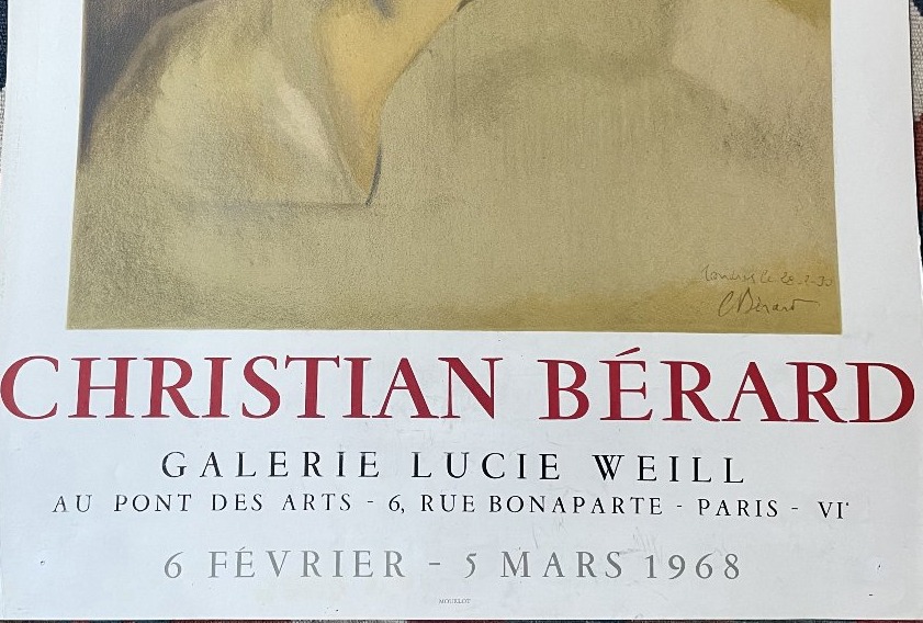 Christian Berard (1902–1949) - Exhibition Poster, Lucie Weill Gallery-photo-4