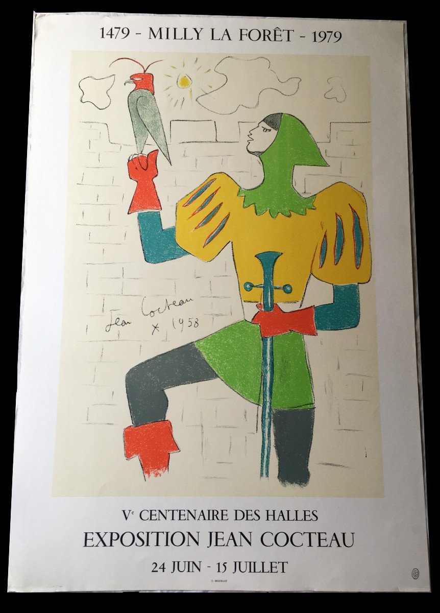 Affiche lithographique originale - Jean COCTEAU (1889-1963)