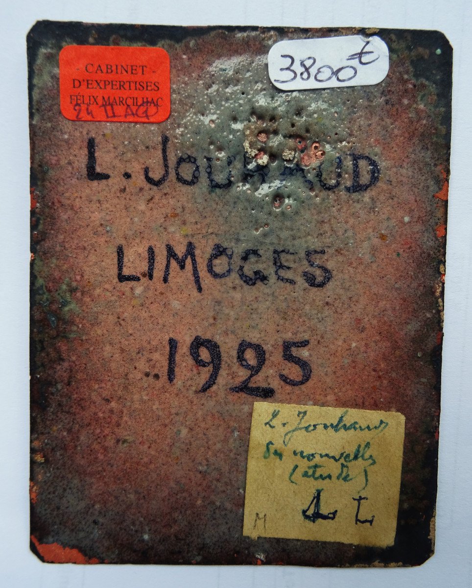Léon Jouhaud (1874-1950) 2 Limoges Enamels 1925 And 1930. Cubism, Rouard, Bichet, Goulden-photo-8