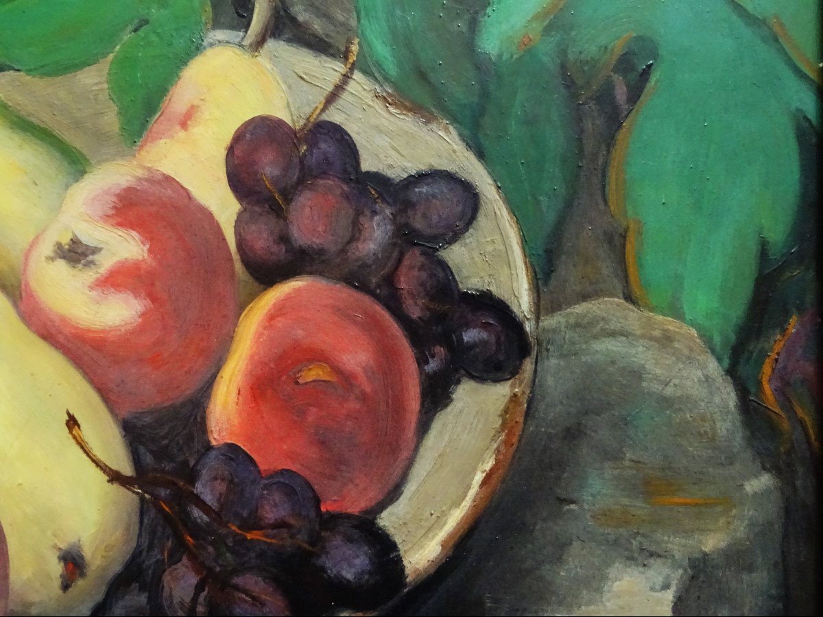 Claude Chereau (1883-1974) “still Life With Fruits” School Of Crozant, Gillée, Marquet...-photo-5