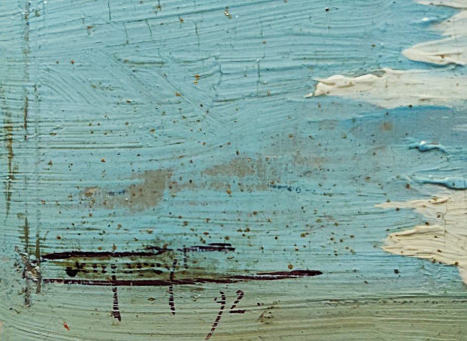 Jacques Camoreyt (1871-1963) "boats In Port 1892" Bordeaux, Marseille, Navy, Old Rigging-photo-7