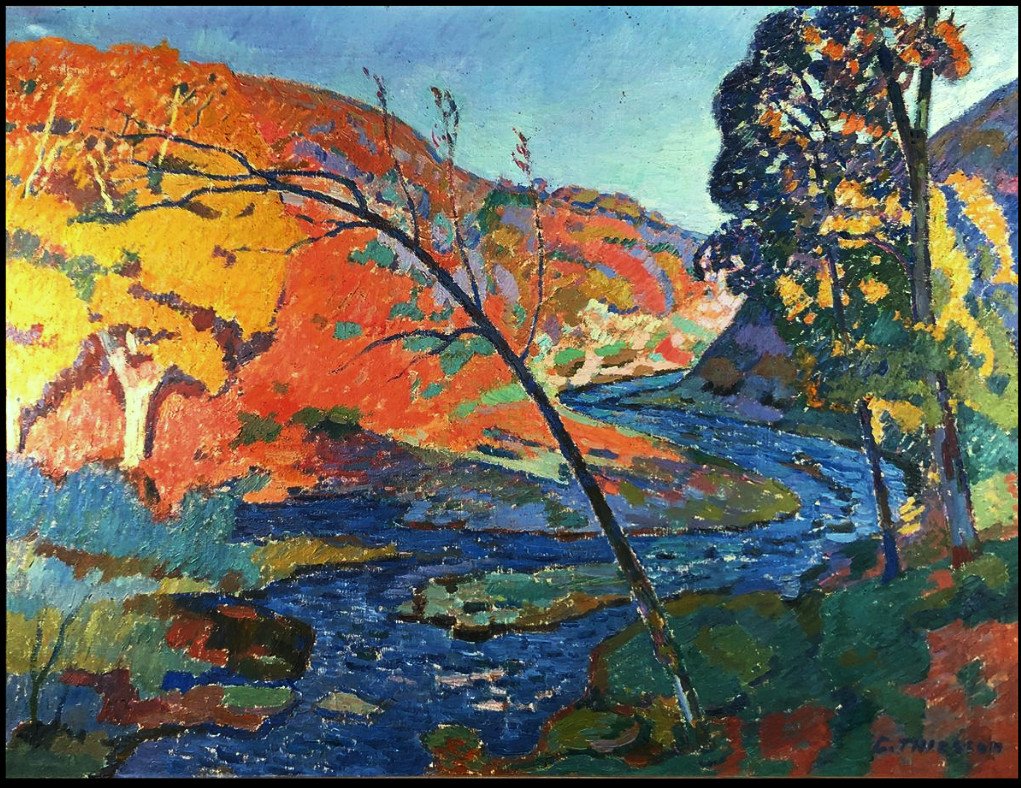 Gaston Thiesson 1882-1920 "Nature morte aux faïences 1903" Crozant Pont Aven Alluaud Guillaumin-photo-7