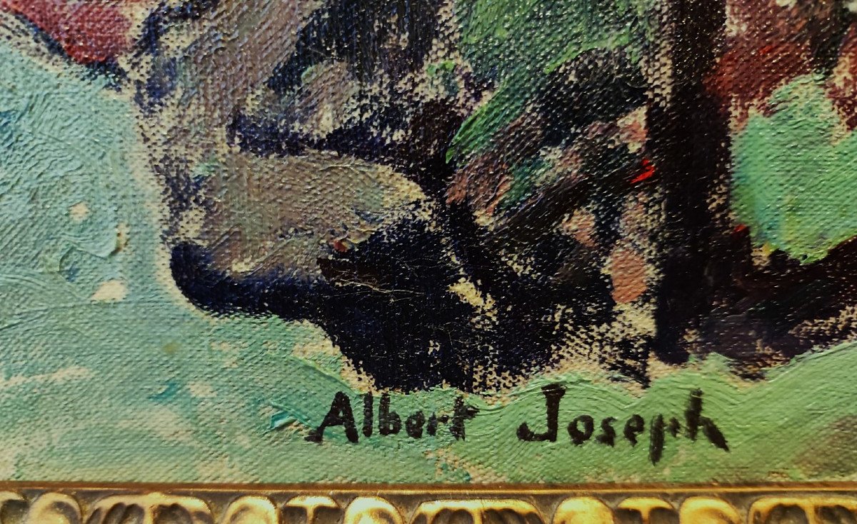 Albert Joseph (1868-1952) Hoarfrost In Limousin 1923. School Of Crozant, Detroy, Gauguin -photo-7