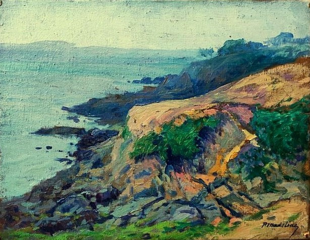 Paul Madeline (1863-1920) Côte bretonne 1907. Douarnenez, Le Trieux. Ecole de Crozant, Maufra