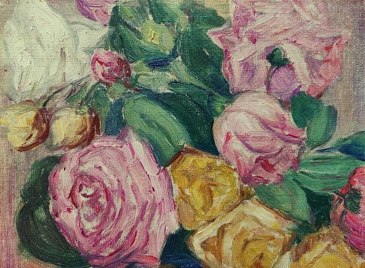 Léon Detroy (1859-1955) "bouquet Of Roses ~1940" Crozant School, Gargilesse Guillaumin Valtat-photo-4