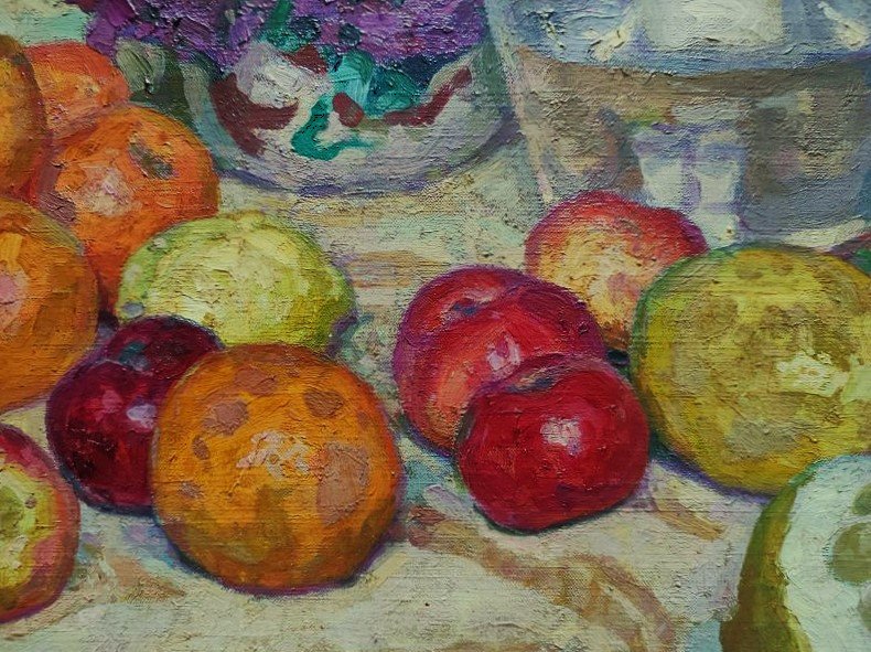 Henri Pailler (1876-1954) Lemonade, Still Life 1904. Crozant School, Student Guillaumin-photo-6