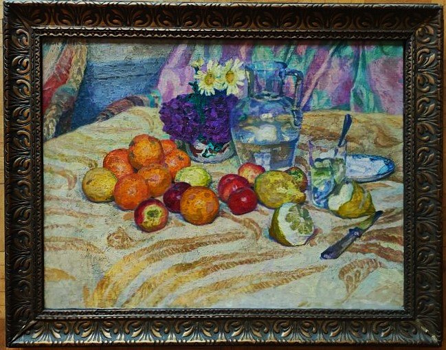 Henri Pailler (1876-1954) Lemonade, Still Life 1904. Crozant School, Student Guillaumin
