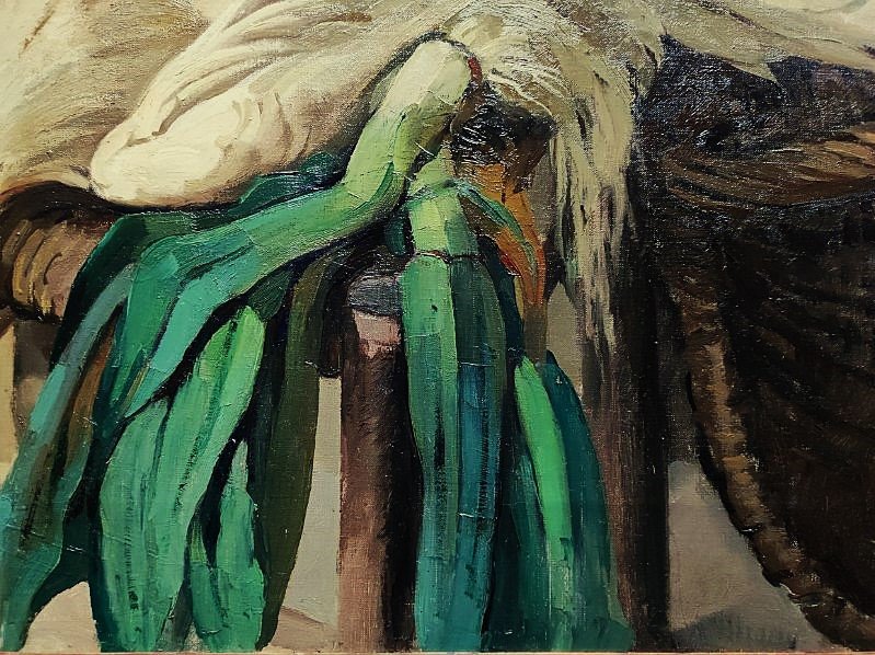Edouard Debourg  (1880-1939) Le coq blanc 1936. Ecole de Crozant et Gargilesse, Osterlind Coucy-photo-4
