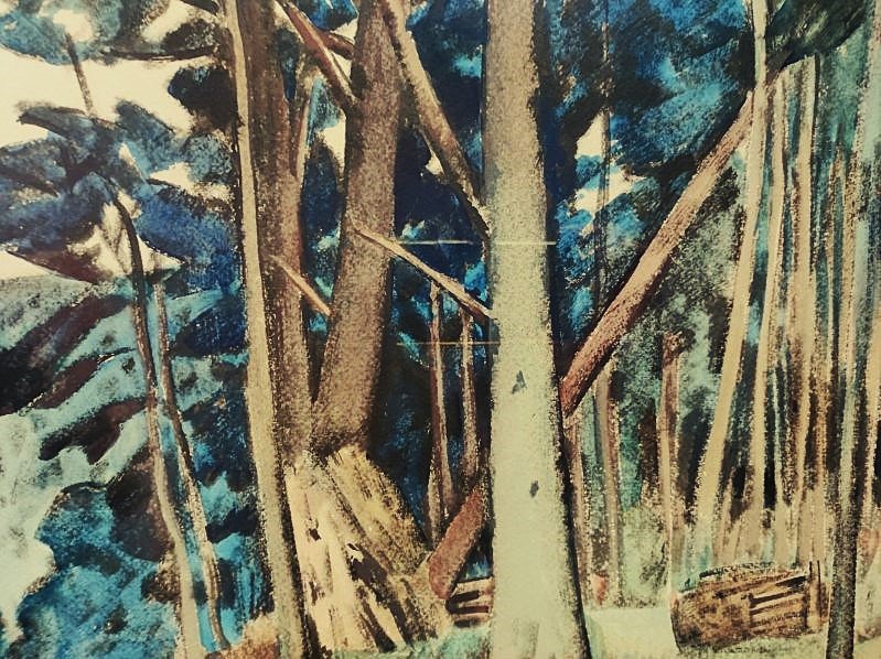 Edouard Debourg 1880-1939 Woodcutting In Creuse + Petit Trianon Versailles. Crozant School-photo-2