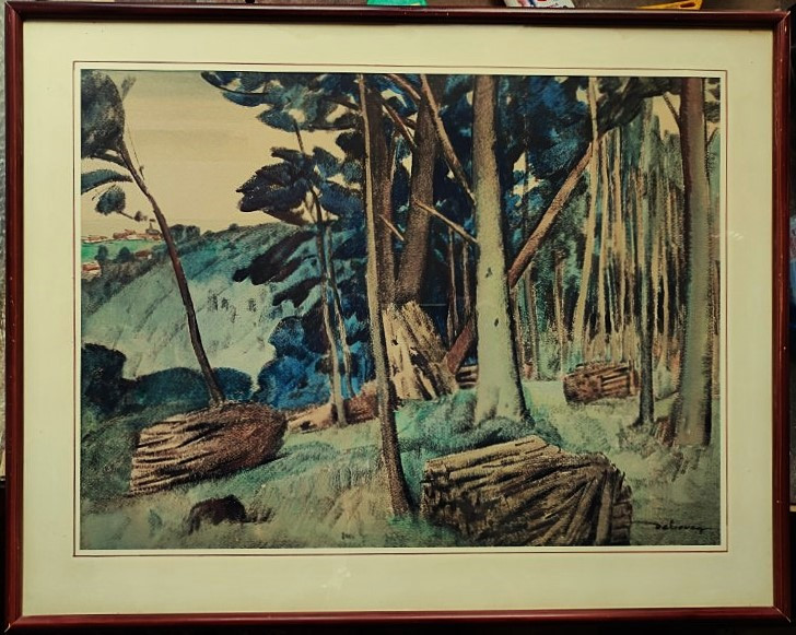 Edouard Debourg 1880-1939 Woodcutting In Creuse + Petit Trianon Versailles. Crozant School