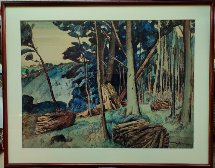 Edouard Debourg 1880-1939 Woodcutting In Creuse + Petit Trianon Versailles. Crozant School