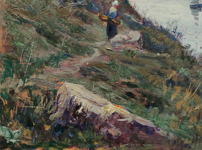 Ernest Chevalier (1862-1917) 2 Wild Coastlines, Oléron Island, Brittany Charente La Rochelle-photo-3