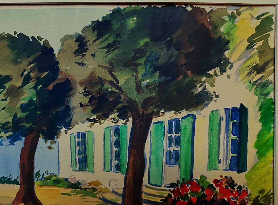 Louis Suire (1899-1987) Maison de Pierre Loti sur l'île d'Oléron. Ile de Ré, La Rochelle, Enard-photo-1