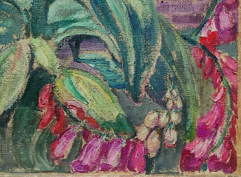 Léon Detroy (1859-1955) Foxglove Garden C.1920. School Of Crozant, Gargilesse, Guillaumin-photo-5