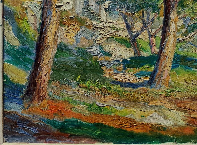 Marcel Coucy Couci (1885-1964) Paysage méditerranéen 1910. Ecole de Crozant, Gargilesse, Detroy-photo-4