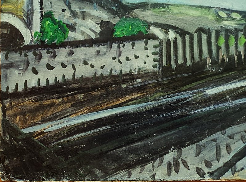 Auguste Chabaud (1882-1955) Train en gare de Graveson. Grand Fauve Provençal, Seyssaud, Camoin-photo-5