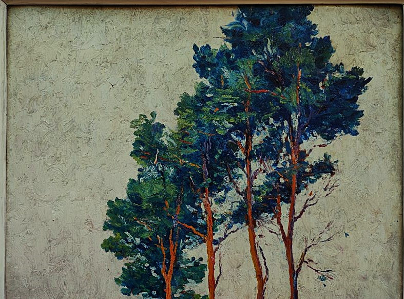 Charles Menneret (1876-1946) "pines On The Breton Moorland". Brittany, Bréhat, Madeline, Loguivy-photo-1