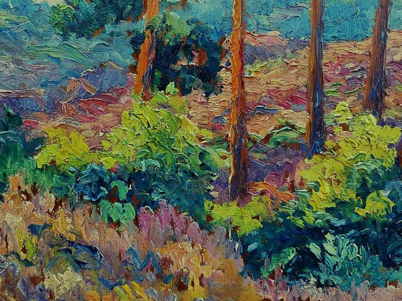 Charles Menneret (1876-1946) "pines On The Breton Moorland". Brittany, Bréhat, Madeline, Loguivy-photo-3