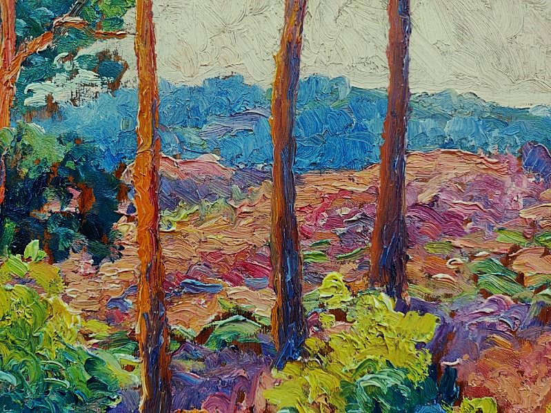 Charles Menneret (1876-1946) "pines On The Breton Moorland". Brittany, Bréhat, Madeline, Loguivy-photo-4