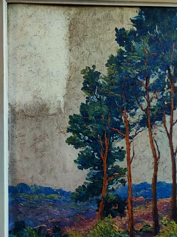 Charles Menneret (1876-1946) "pines On The Breton Moorland". Brittany, Bréhat, Madeline, Loguivy-photo-8