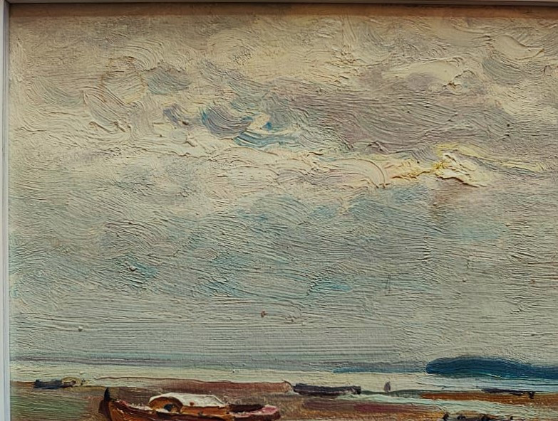 Marius Gueit (1877-1956) Pinasses Bassin d 'Arcachon + étang des Landes. Bordeaux, Pays-Basque-photo-2