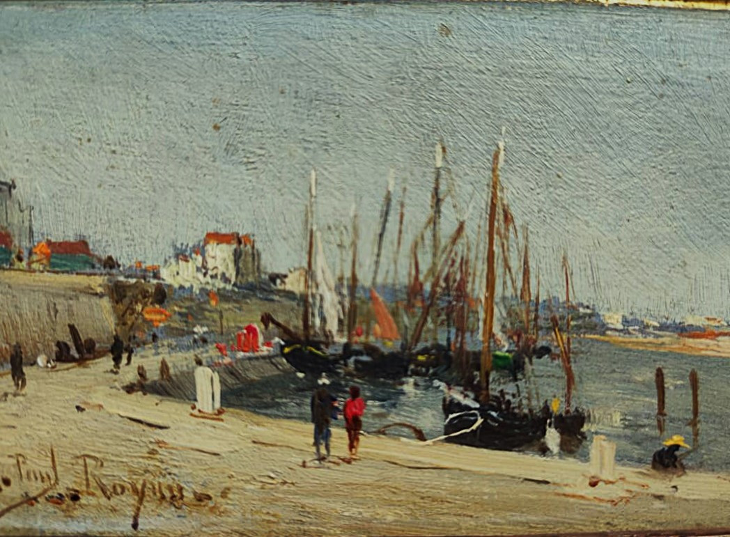 Paul Gagneux (1857-1892) Port Of Royan C.1888. Tours Charente Maritime, Emile Zola, Gué Balande-photo-6