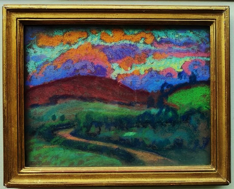 Charles Bichet (1863-1929) Paysage fauve Limousin 1910/15. Ecole de Crozant, Limoges Guillaumin-photo-3