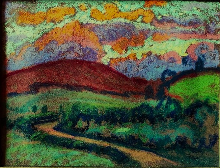 Charles Bichet (1863-1929) Paysage fauve Limousin 1910/15. Ecole de Crozant, Limoges Guillaumin-photo-2