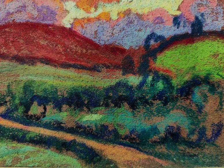 Charles Bichet (1863-1929) Paysage fauve Limousin 1910/15. Ecole de Crozant, Limoges Guillaumin-photo-2