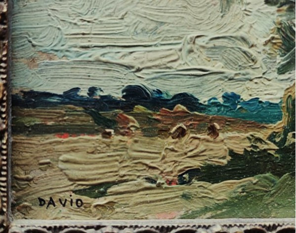 Ferdinand David (1860-1944) Pastures In The Lot Or Dordogne 1916. Painter From Agen, Harpignies,-photo-6