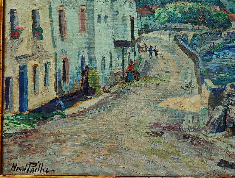 Henri Pailler (1876-1954) Animated View Luxembourg 1909. Crozant School Pupil Guillaumin Alluaud-photo-2