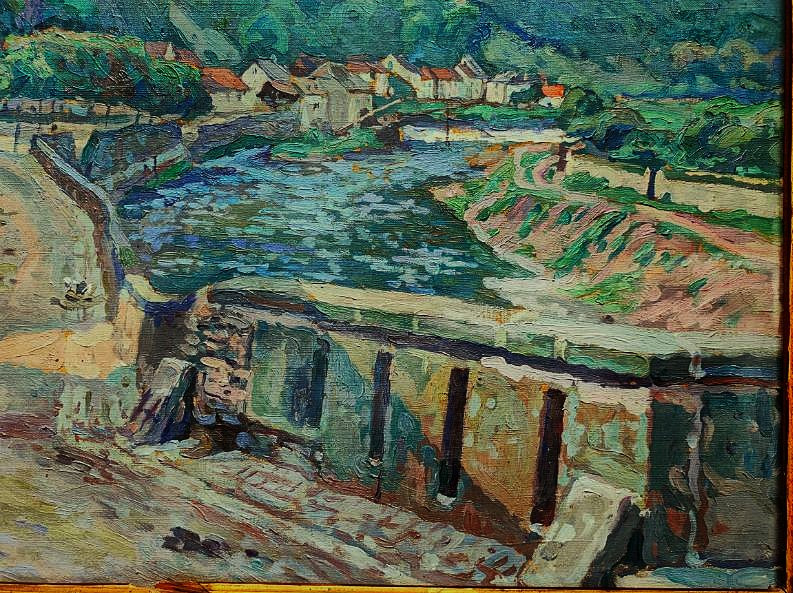 Henri Pailler (1876-1954) Animated View Luxembourg 1909. Crozant School Pupil Guillaumin Alluaud-photo-4