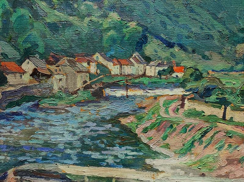 Henri Pailler (1876-1954) Animated View Luxembourg 1909. Crozant School Pupil Guillaumin Alluaud-photo-5