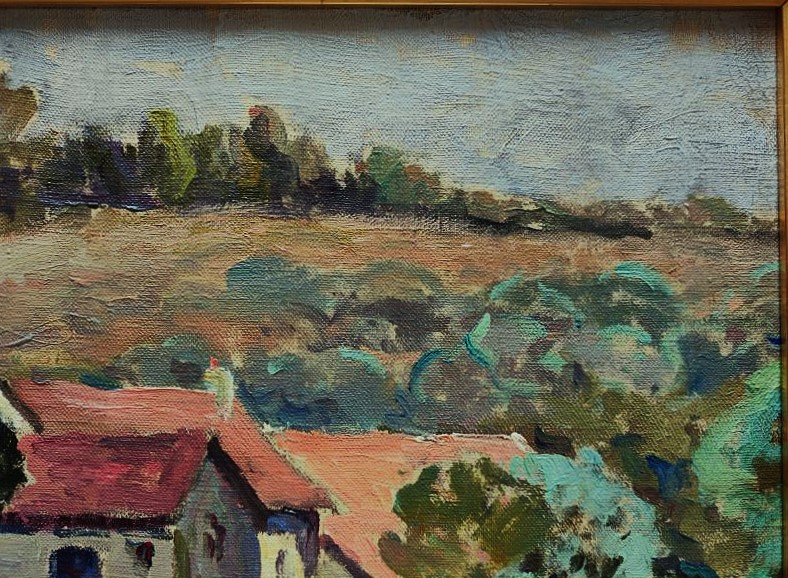 Albert Joseph (1868-1952) Farm With A Pink Roof. Limousin, Crozant School, Gauguin, Fauve Detroy-photo-4